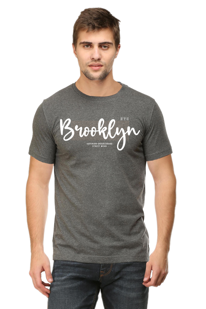 Brooklyn Signature Men’s Oversized Cotton T-Shirt