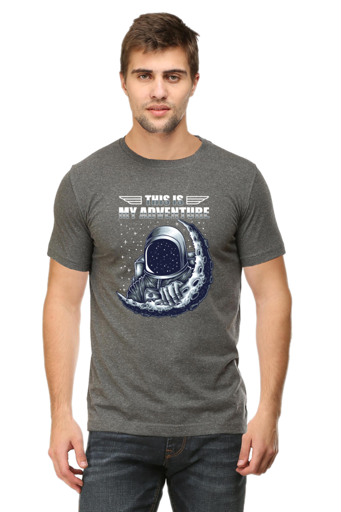 Galactic Adventure Men’s Breathable Cotton T-Shirt