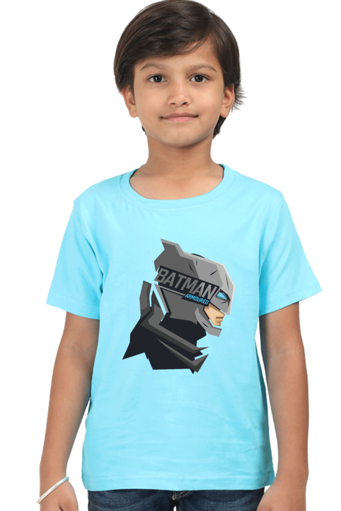 Batman Armored Abstract Print Cotton T-Shirt for Boys