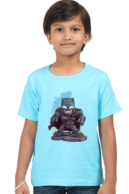 Boys’ Batman T-Shirt with Vivid Print and 100% Cotton Fabric