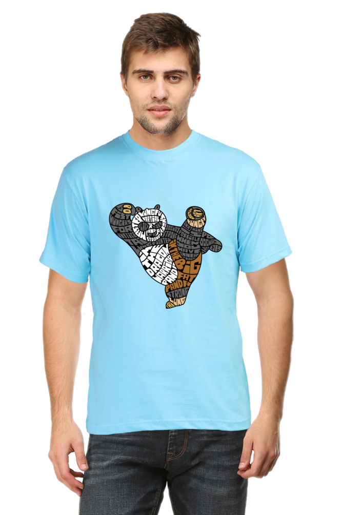 Dragon Warrior Po Kung Fu Panda Action T-Shirt for Men