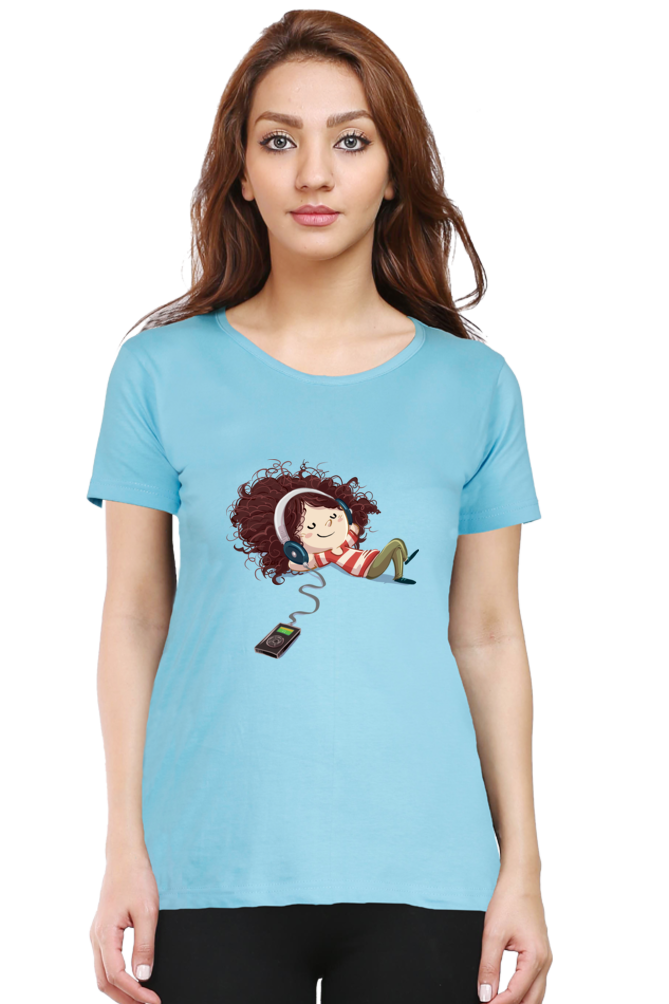 Relaxing Music Lover Women’s Cotton T-Shirt