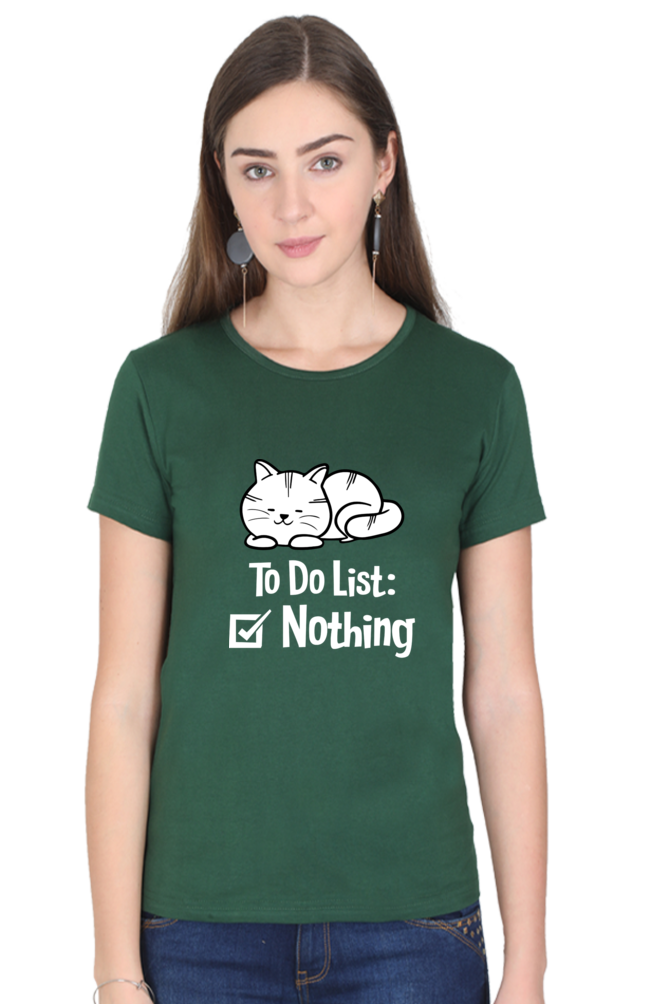 To Do List Cotton Women’s T-Shirt