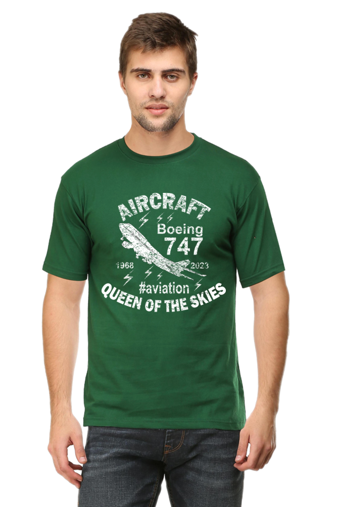 Boeing 747 Aircraft Enthusiast Men’s Regular Fit T-Shirt