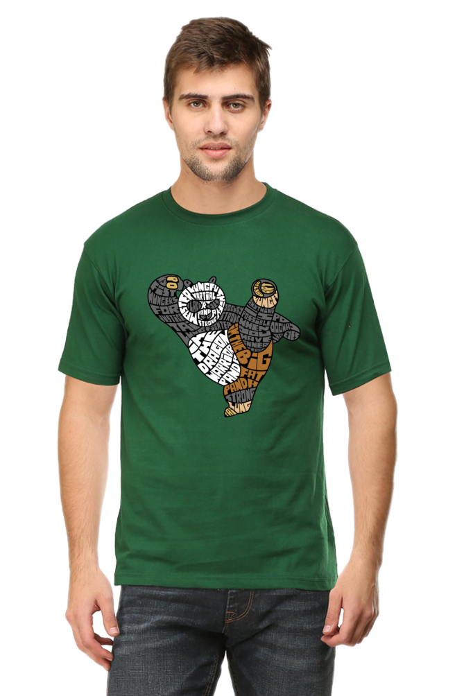 Dragon Warrior Po Kung Fu Panda Action T-Shirt for Men