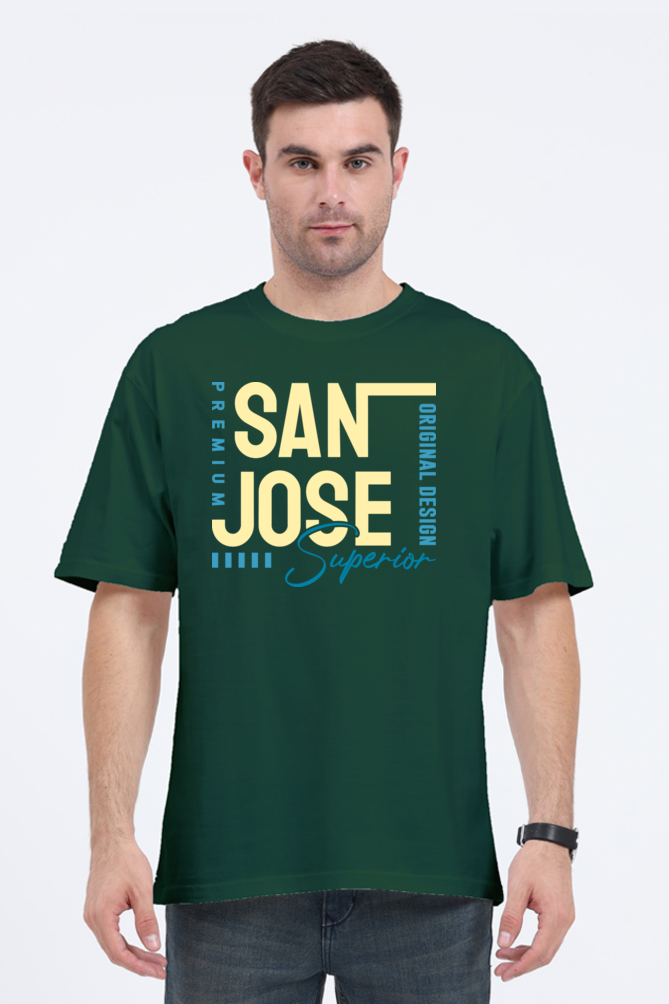 San Jose Premium Men’s Oversize Cotton T-Shirt