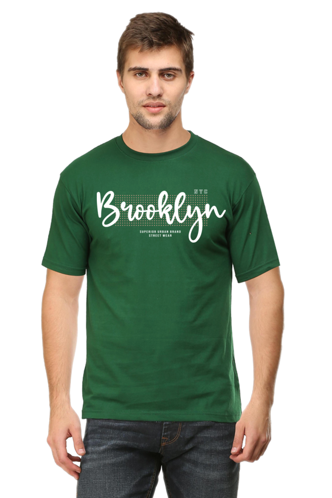 Brooklyn Signature Men’s Oversized Cotton T-Shirt