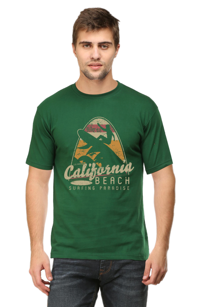 California Surf Paradise - Vintage Graphic Men's T-Shirt