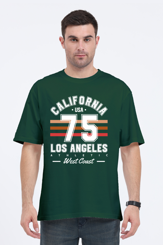 California Los Angeles - West Coast Athletic Men’s Oversized T-Shirt