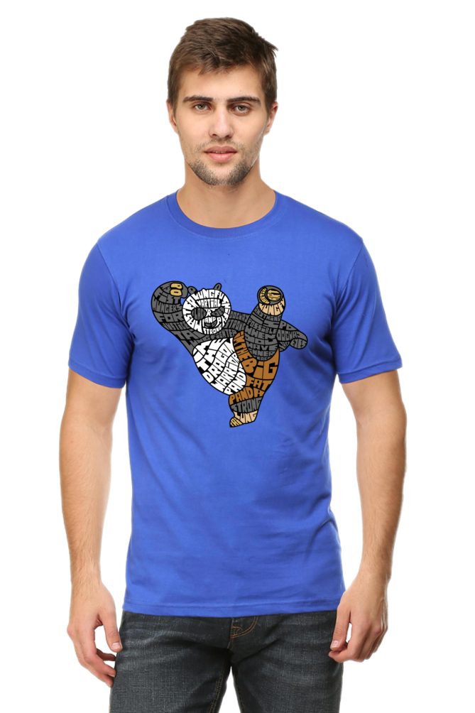 Dragon Warrior Po Kung Fu Panda Action T-Shirt for Men