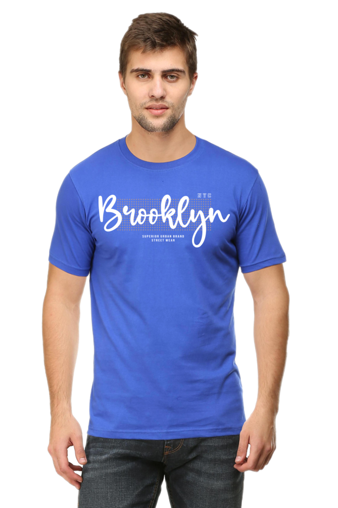 Brooklyn Signature Men’s Oversized Cotton T-Shirt