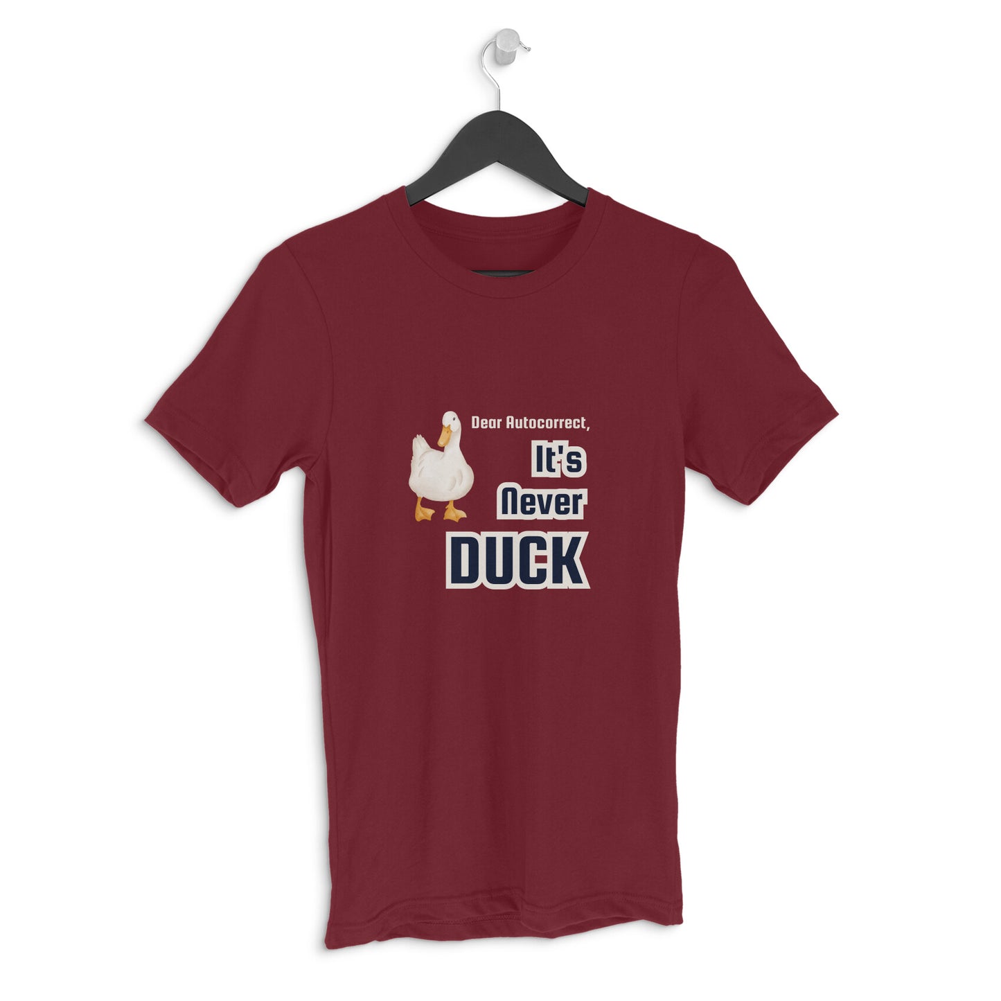 Autocorrect Duck Sarcasm Unisex T-Shirt