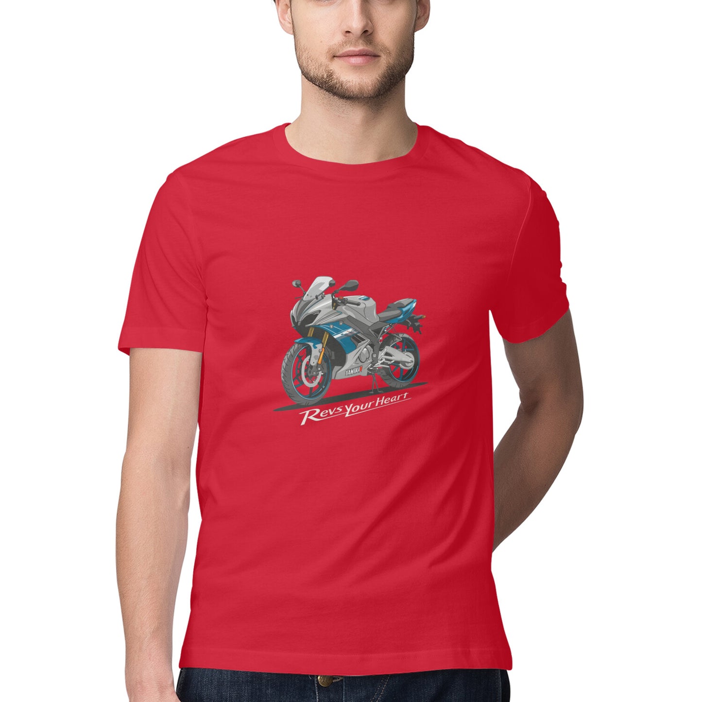 Yamaha R15 Rider T-Shirt : Revs Your Heart