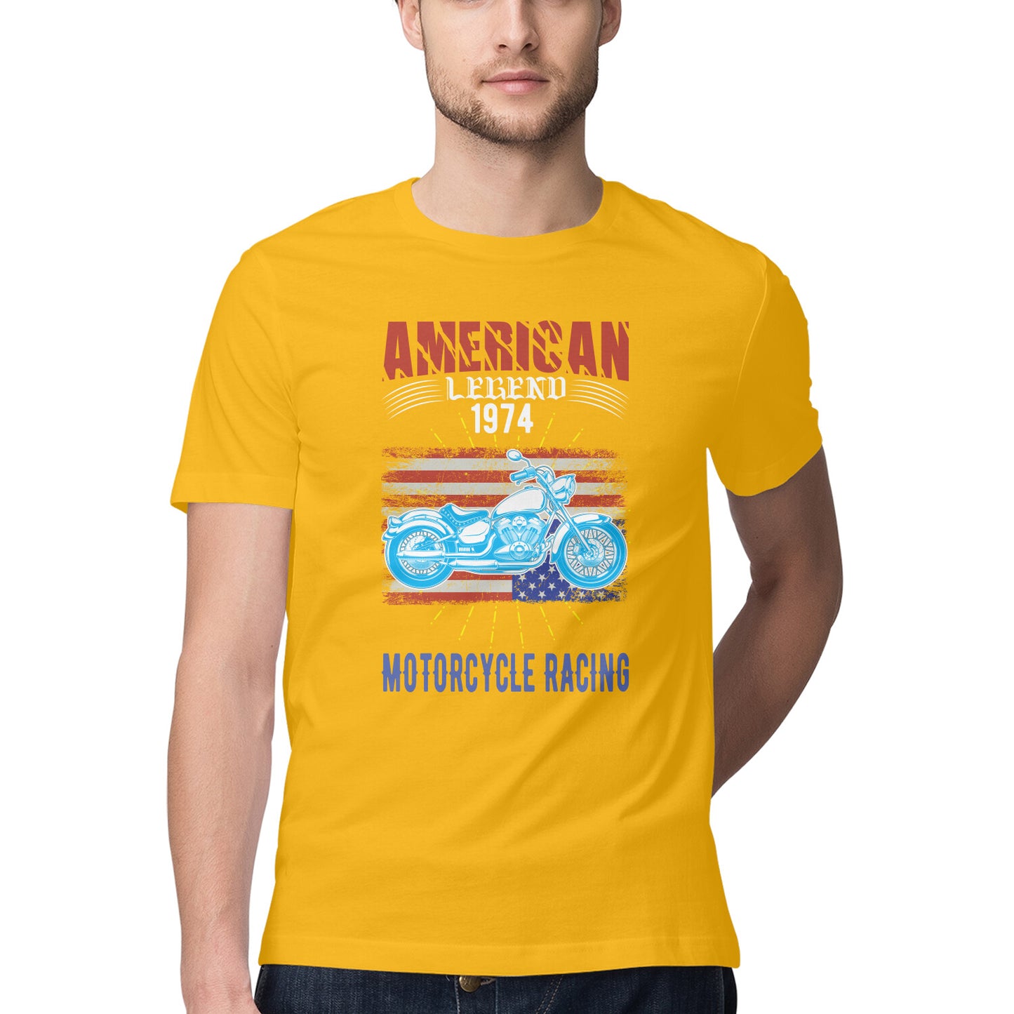 American Legend Retro Rider T-Shirt for Men