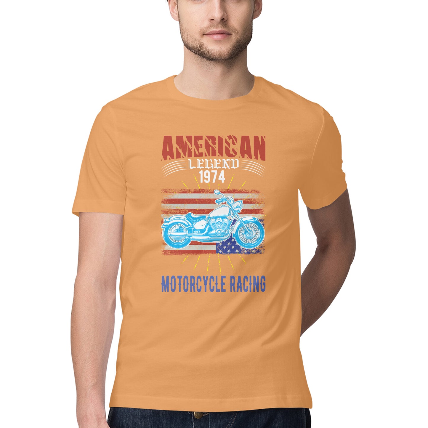 American Legend Retro Rider T-Shirt for Men