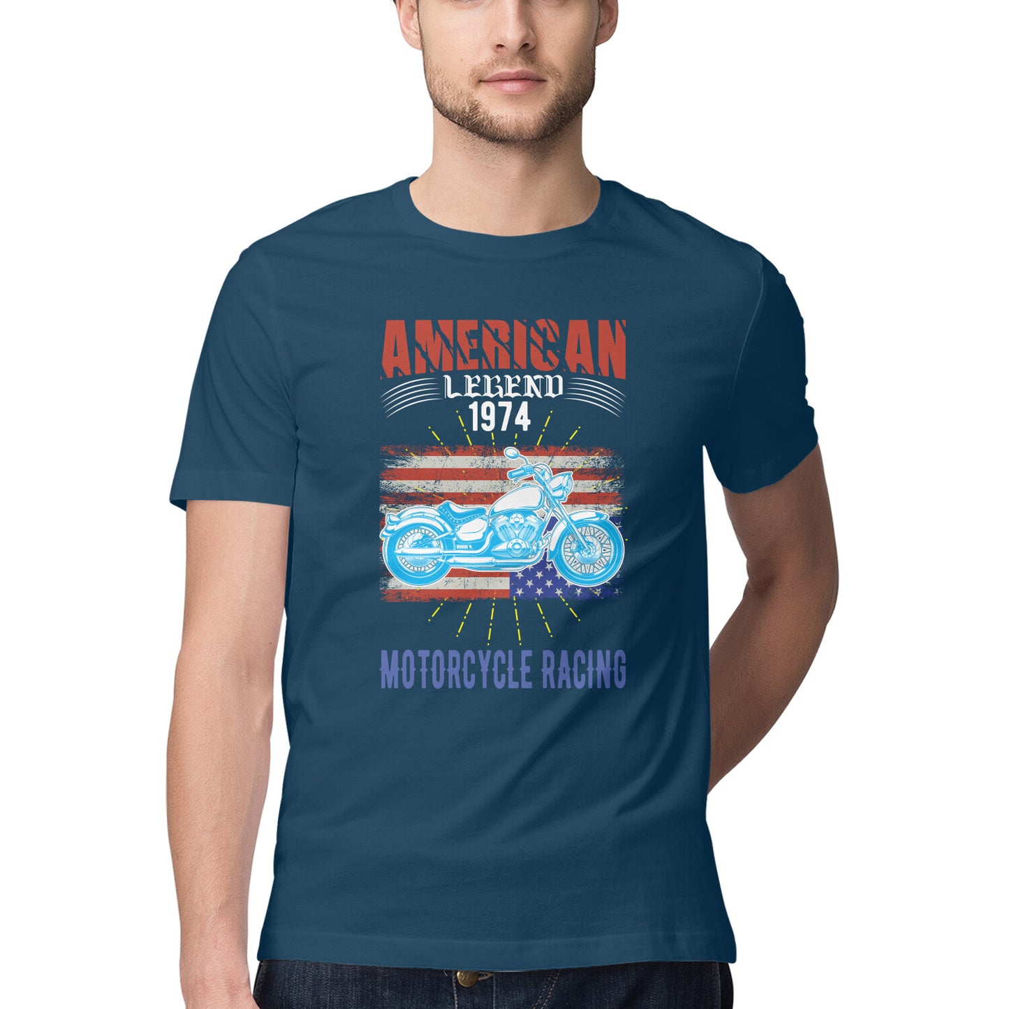 American Legend Retro Rider T-Shirt for Men