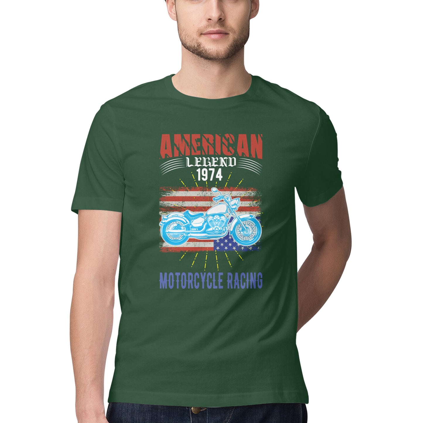 American Legend Retro Rider T-Shirt for Men