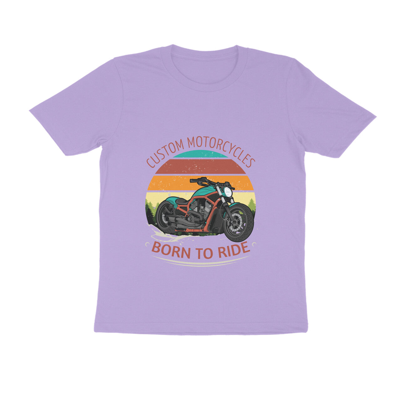 Custom Motors Born to Ride T-Shirt for Men