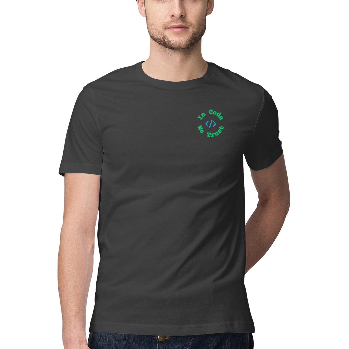 In Code We Trust - Unisex T-Shirt for Developers