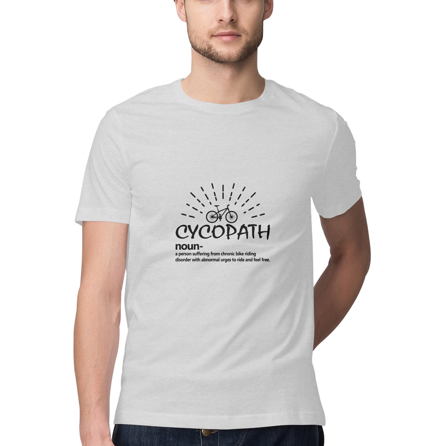 Cycopath : Cyclers Sarcastic T-Shirt for Men