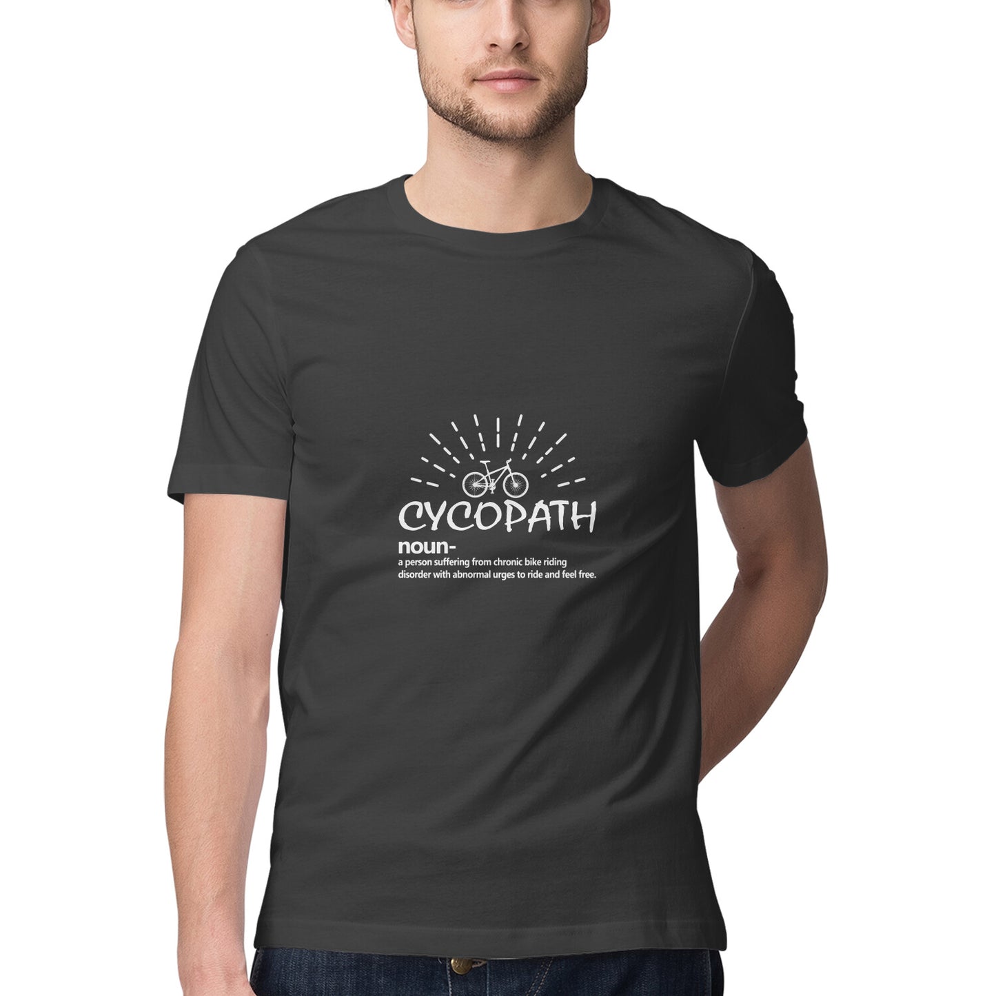 Cycopath : Cyclers Sarcastic T-Shirt for Men