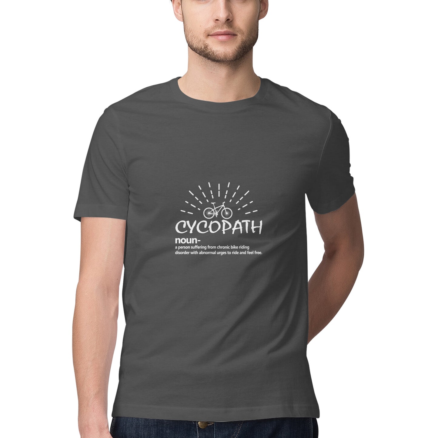 Cycopath : Cyclers Sarcastic T-Shirt for Men