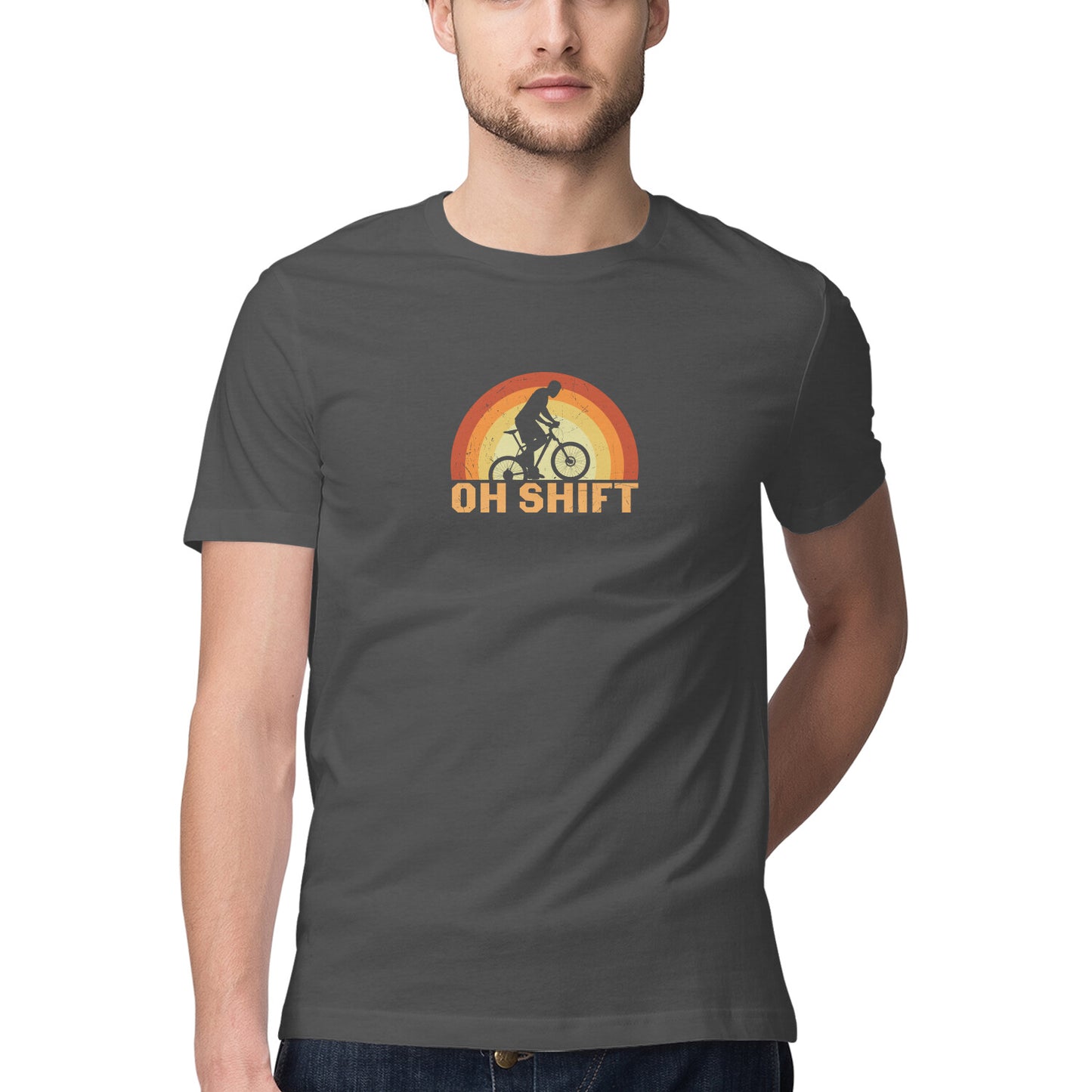 Oh Shift Cycling T-Shirt for Men