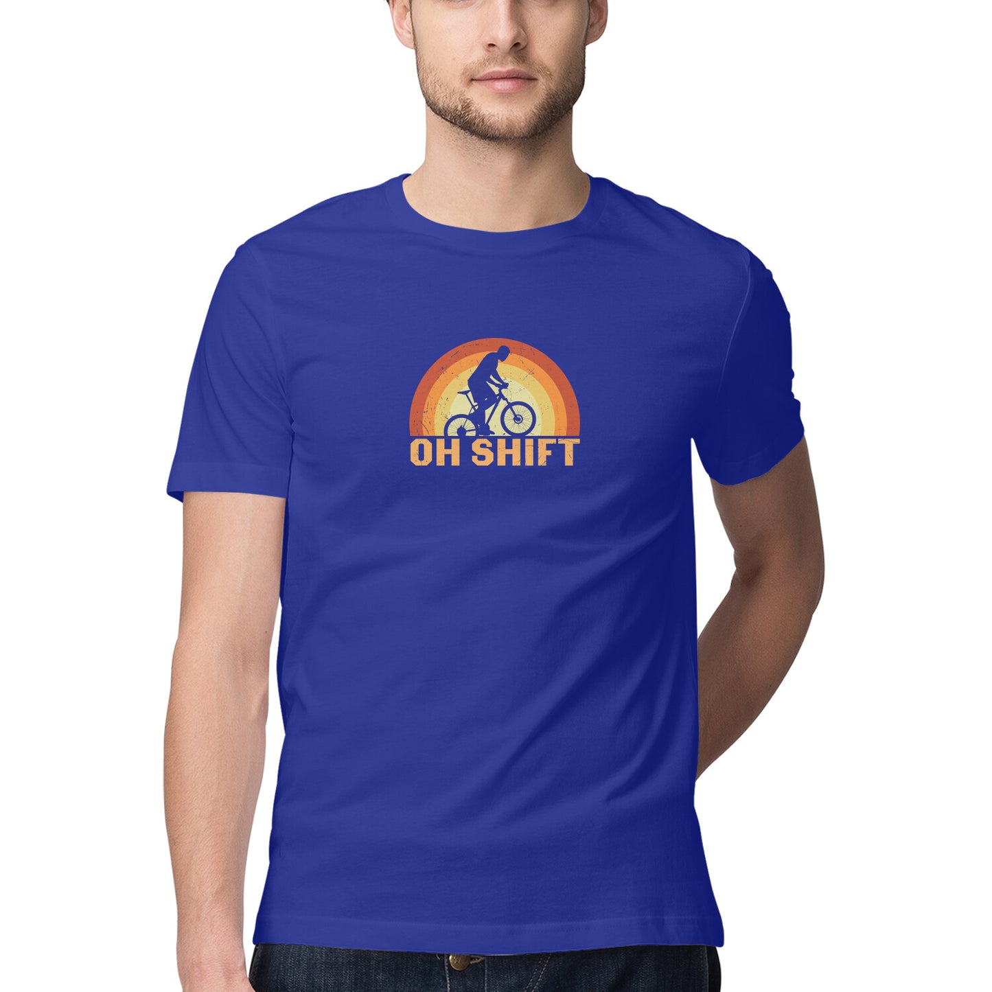 Oh Shift Cycling T-Shirt for Men