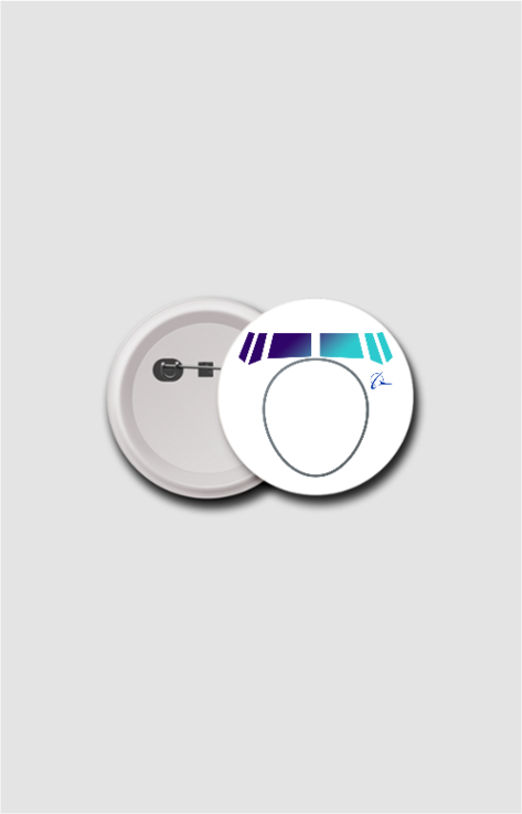 Boeing 737 Cockpit Window Button Badge for Bags